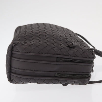 Bottega Veneta Nodini Crossbody Bag Intrecciato Nappa, BROWN, LEATHER, Shoulder bag