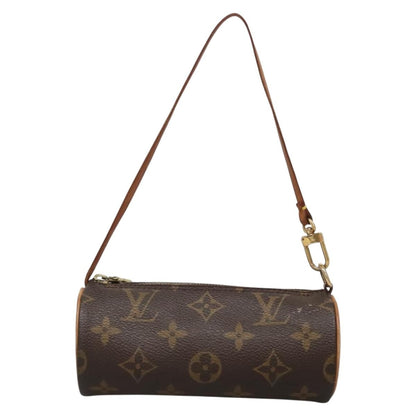 Louis Vuitton Papillon Pochette Monogram Canvas, BROWN, CANVAS, Handbag