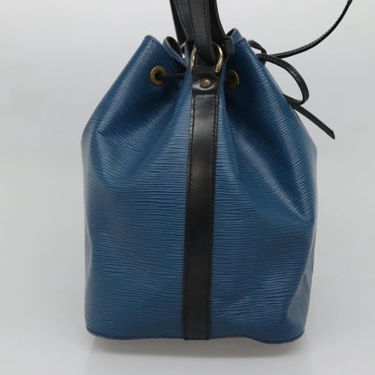 Louis Vuitton Petit Noe Handbag Epi Leather, BLUE, LEATHER, Handbag