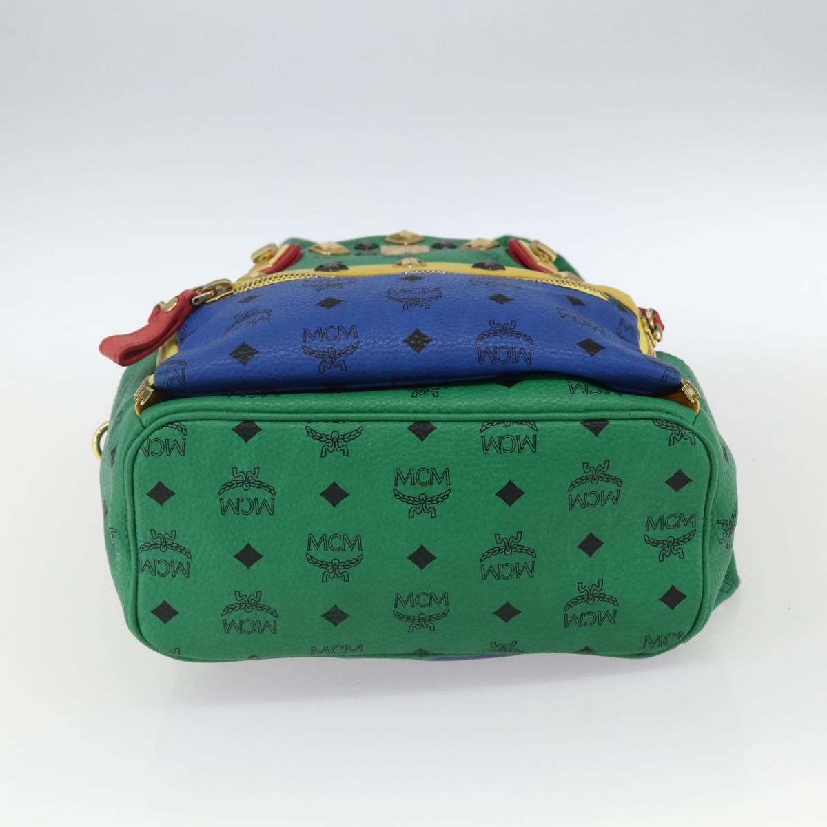 MCM Vintage Vicetos Backpack PVC Leather, Multicolour, PVC, Backpack