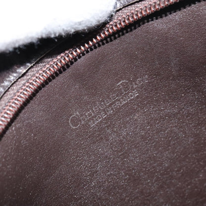Christian Dior Vintage Trotter Shoulder Bag Canvas, BROWN, CANVAS, Shoulder bag