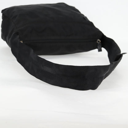 Prada Vintage Shoulder Bag Tessuto, Black, Nylon, Shoulder Bag