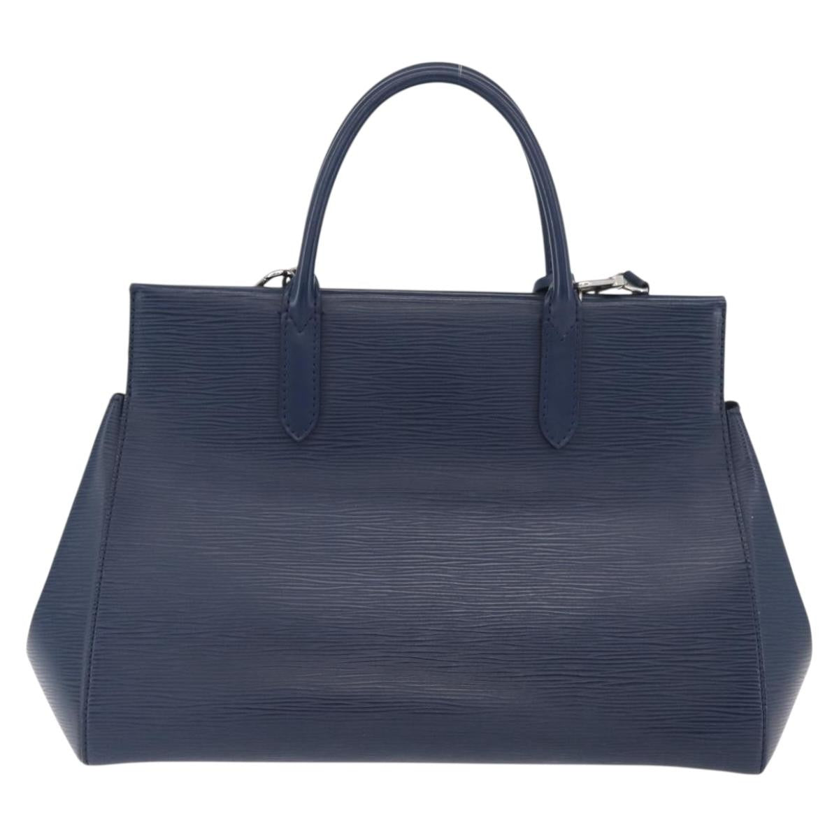 Louis Vuitton Marly Handbag Epi Leather, Blue, Leather, Handbag