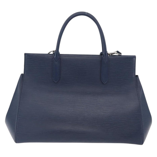Louis Vuitton Marly Handbag Epi Leather, Blue, Leather, Handbag
