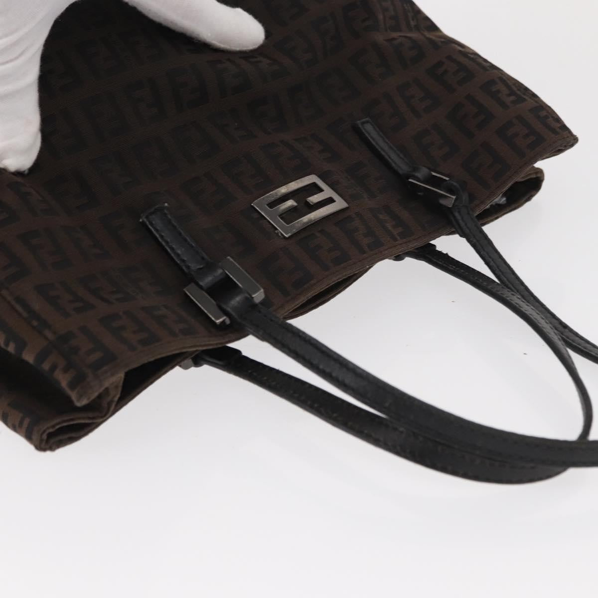 Fendi Zucca Tote bag Canvas, BROWN, CANVAS, Tote bag