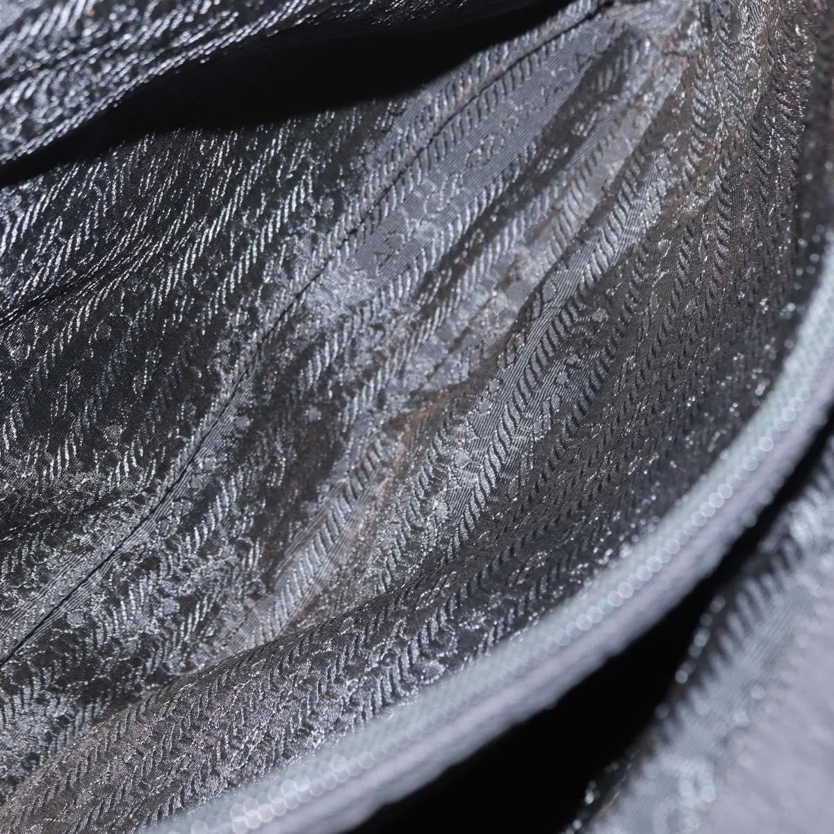 Prada Vintage Handbag Tessuto, Black, Nylon, Handbag