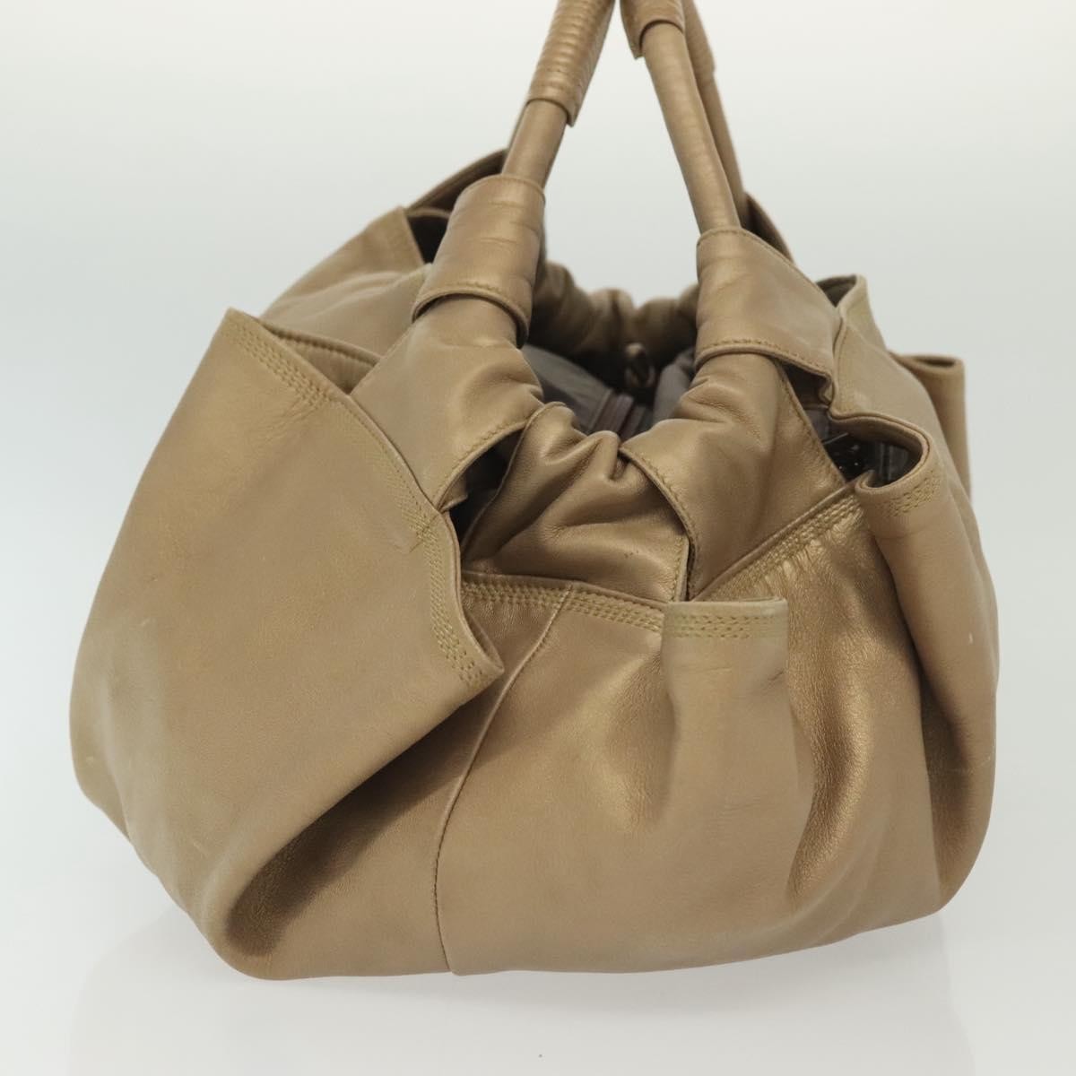 Loewe Anagram Logo Nappa Aire Hand Bag Leather, BEIGE, LEATHER, Handbag