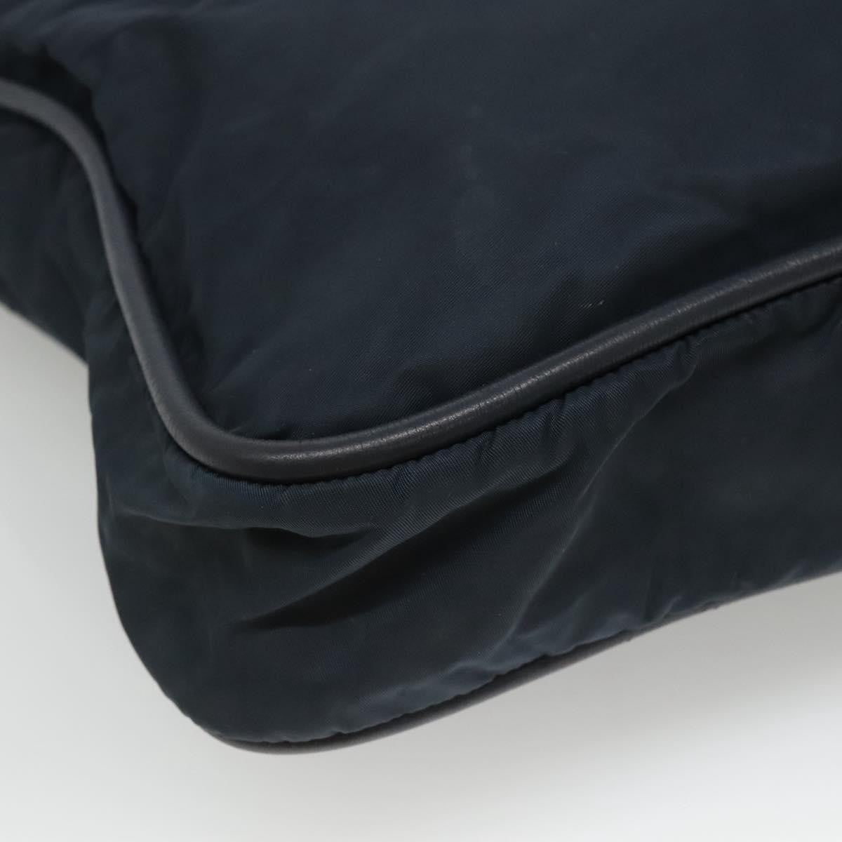 Celine Circle Logo Handbag Nylon, Navy, Nylon, Tote Bag