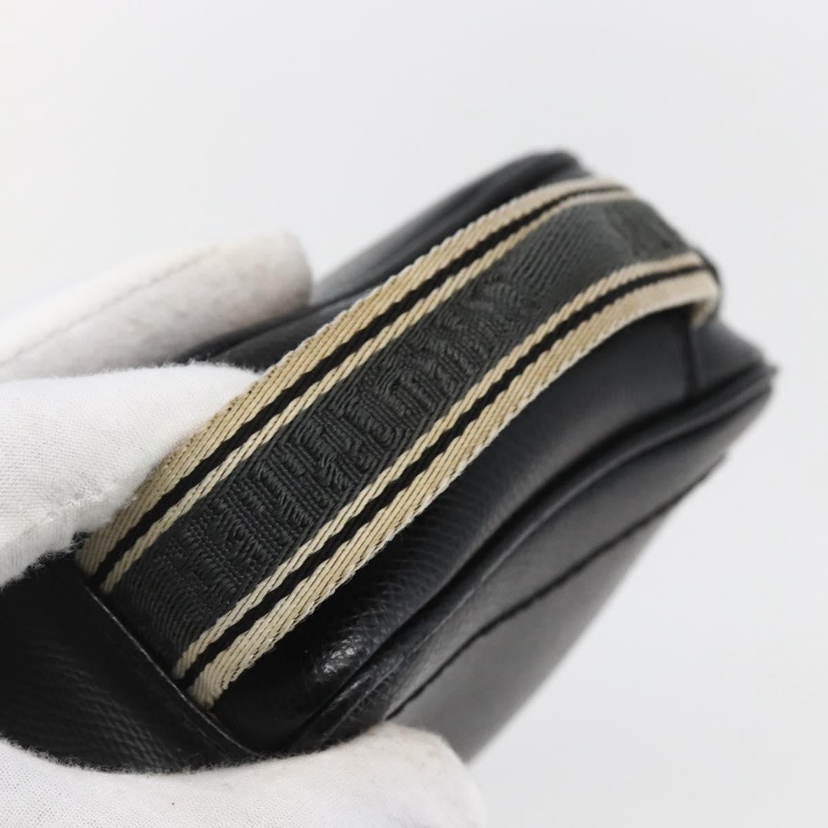Salvatore Ferragamo Vintage clutch Bag Leather, BLACK, LEATHER, Clutche & pouche