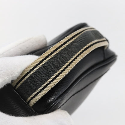 Salvatore Ferragamo Vintage clutch Bag Leather, BLACK, LEATHER, Clutche & pouche