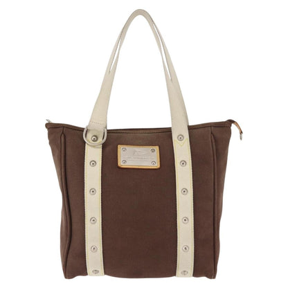 Louis Vuitton Antigua Tote Canvas, BROWN, CANVAS, Tote bag