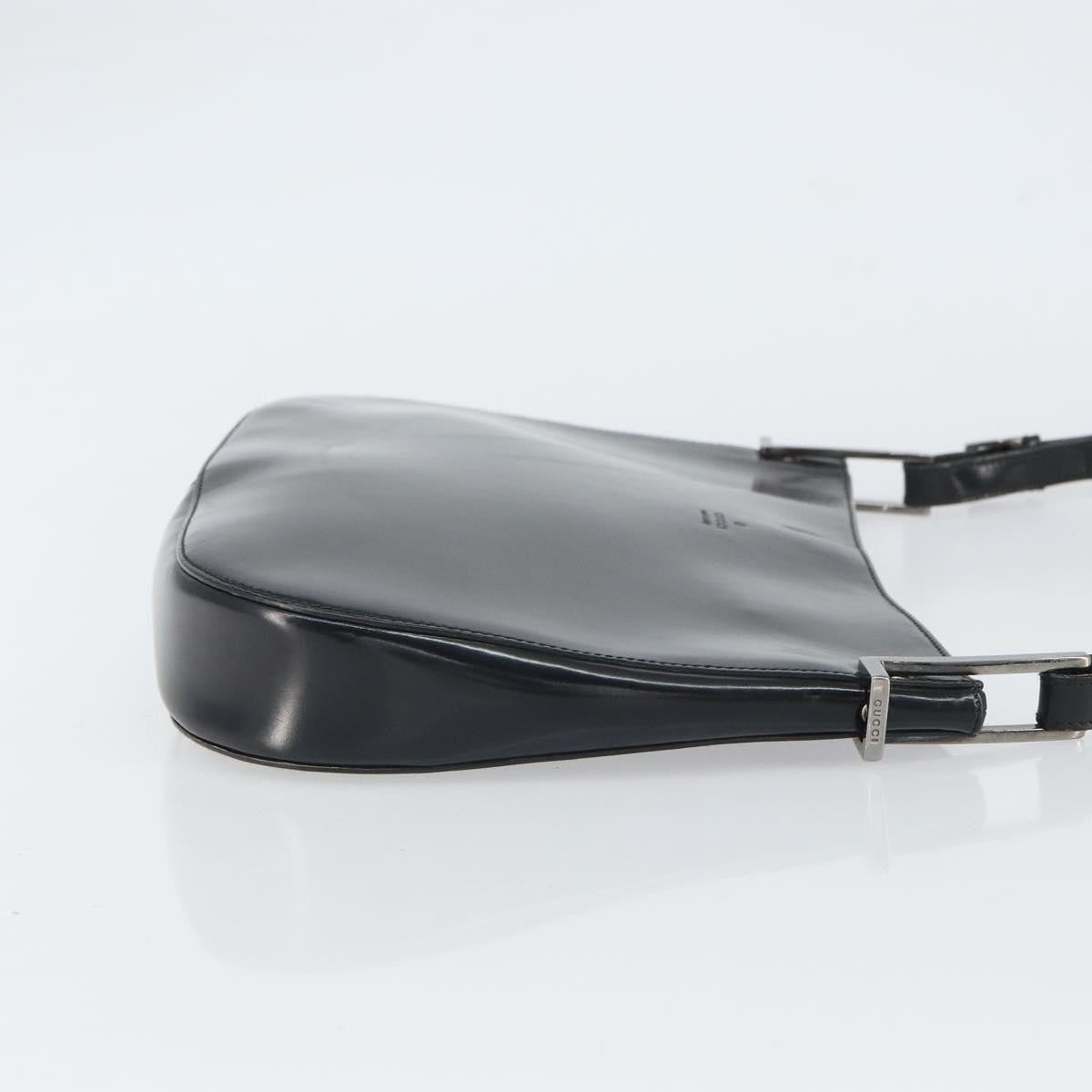Gucci Vintage Shoulder Bag Patent leather, BLACK, PATENT_LEATHER, Shoulder bag