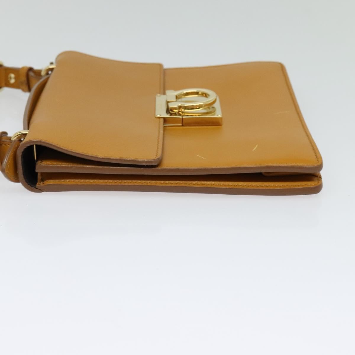 Salvatore Ferragamo Marisol Crossbody Bag Leather, BROWN, LEATHER, Crossbody bag
