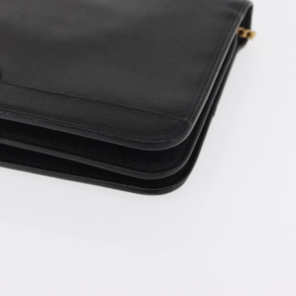 Christian Dior Vintage Shoulder Bag Leather, Black, Leather, Shoulder Bag
