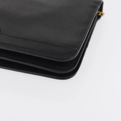 Christian Dior Vintage Shoulder Bag Leather, Black, Leather, Shoulder Bag
