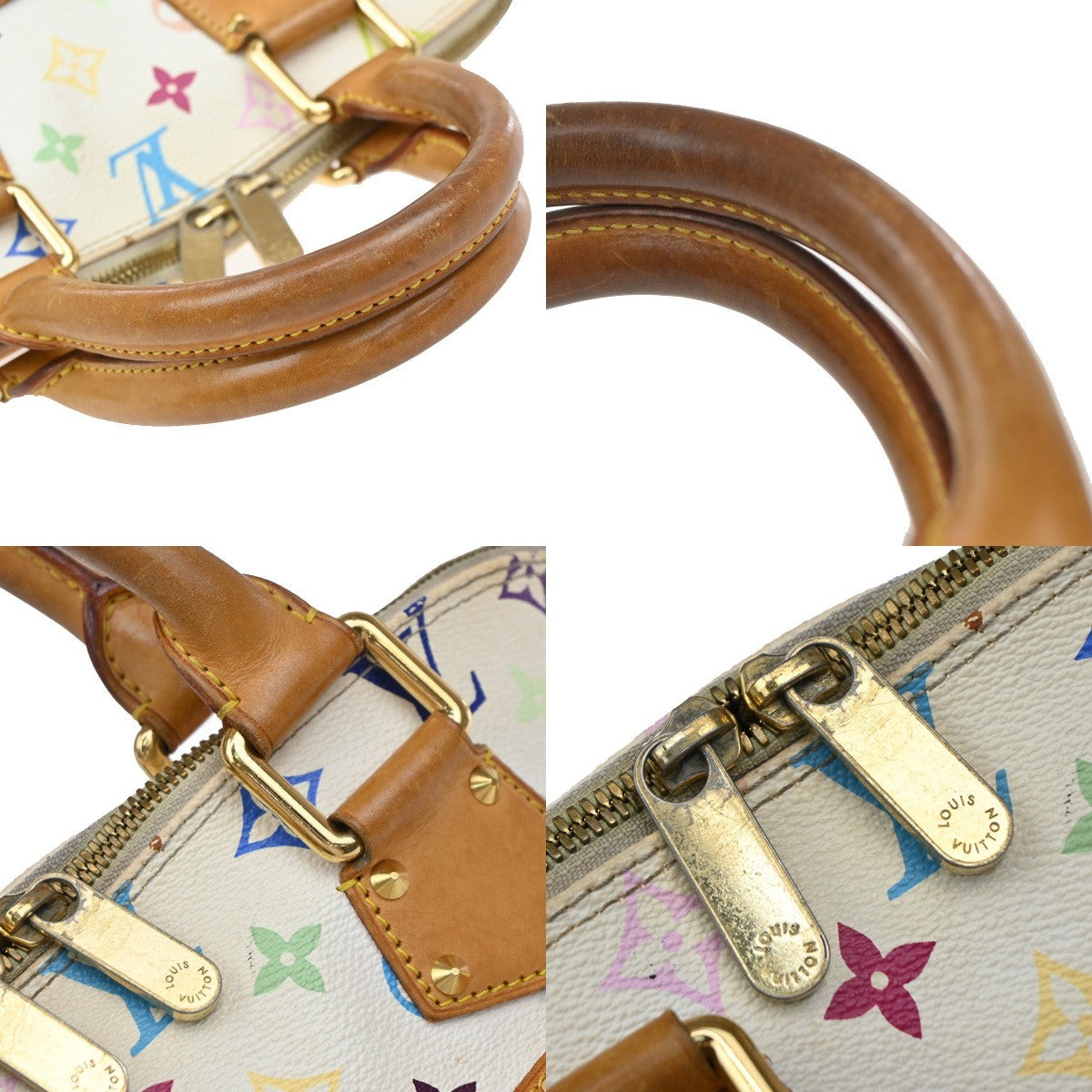 Louis Vuitton Alma Handbag Monogram Multicolor, MULTICOLOUR, CANVAS, Handbag