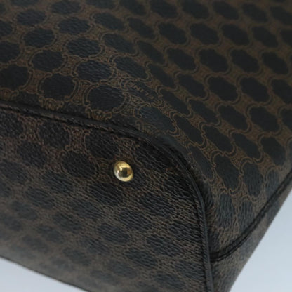 Celine C Macadam Handbag PVC Leather, Black, PVC, Handbag
