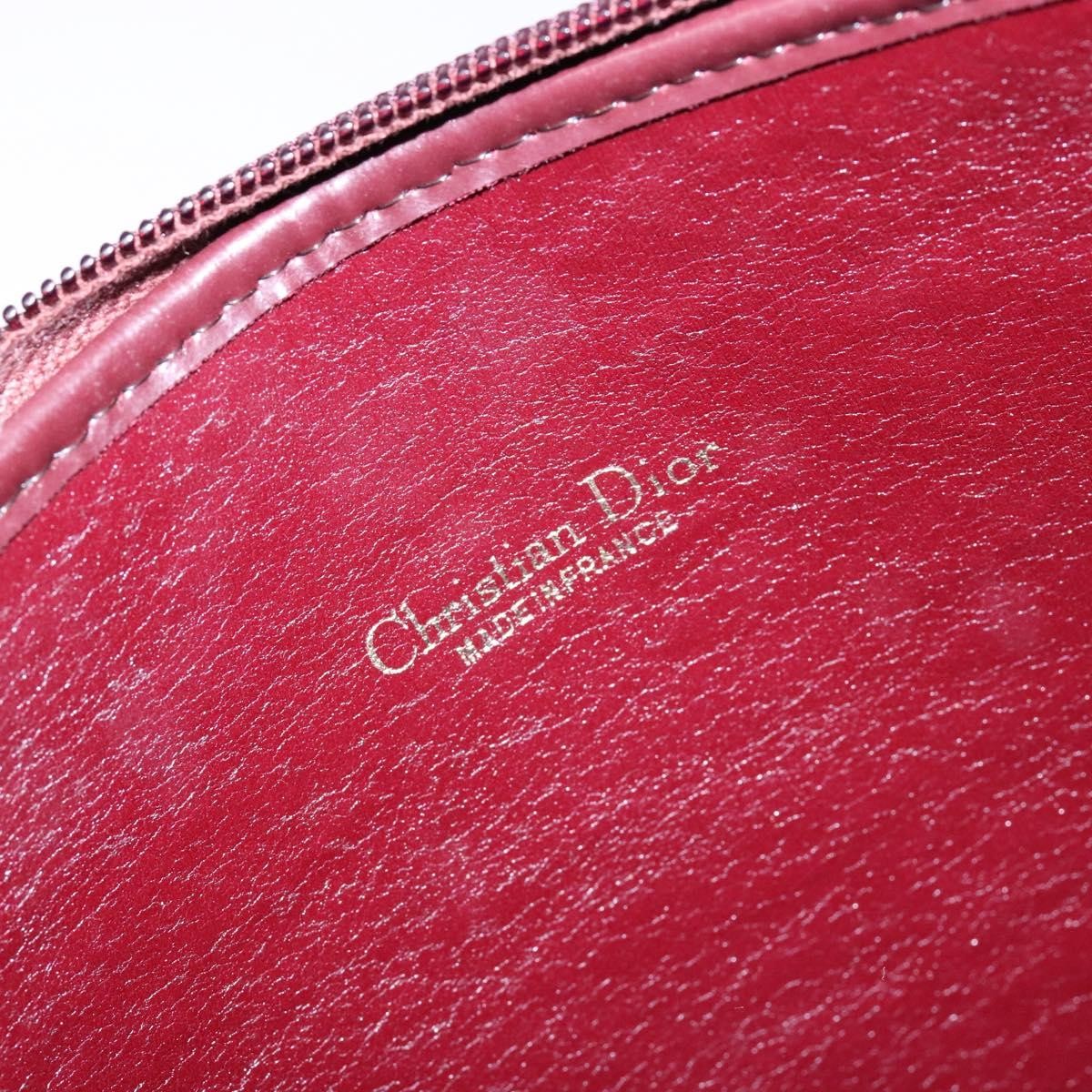 Christian Dior Vintage Trotter Handbag Canvas, RED, CANVAS, Handbag