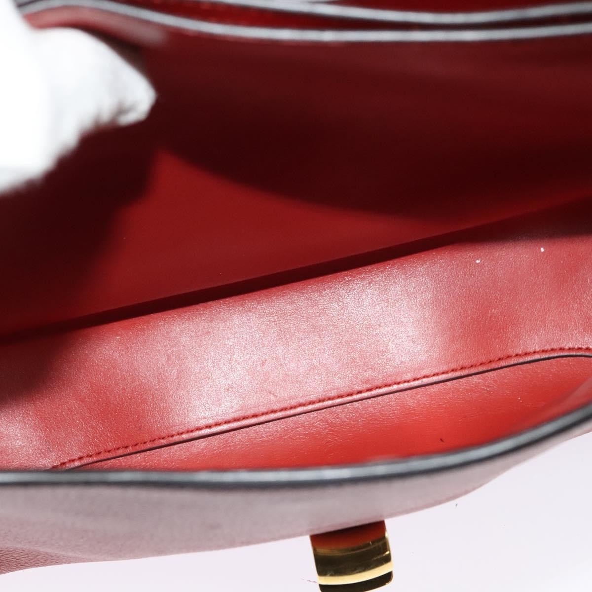 Salvatore Ferragamo Margot Satchel Leather, RED, LEATHER, Handbag