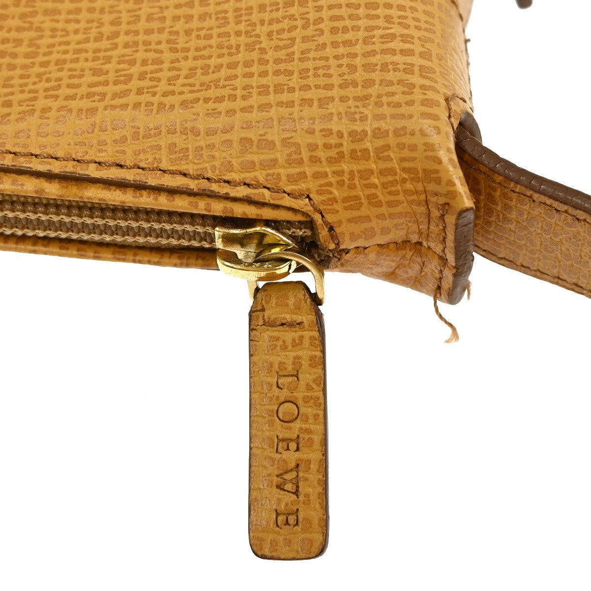 Loewe Vintage Shoulder Bag Leather, BROWN, LEATHER, Shoulder bag
