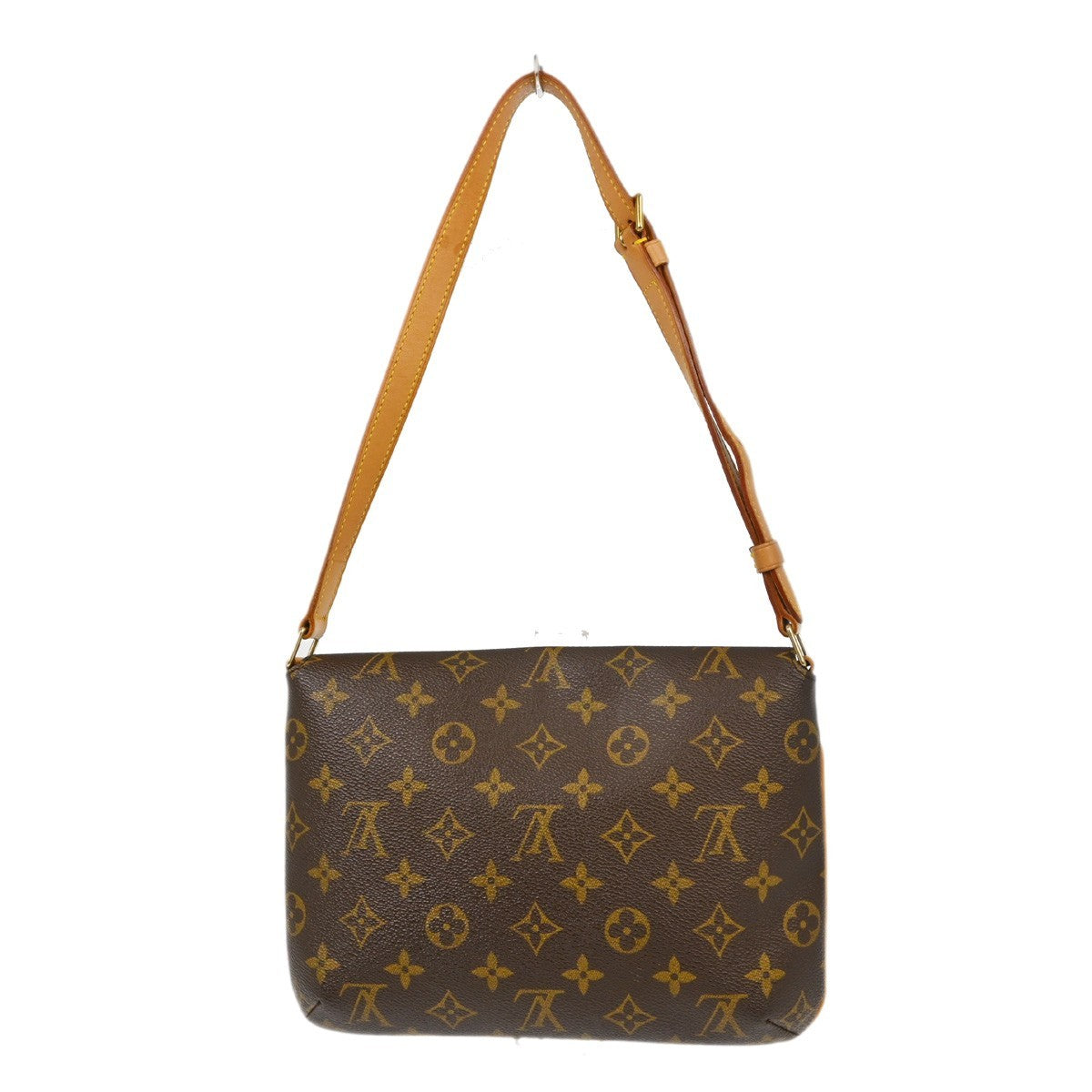 Louis Vuitton Musette Tango Handbag Monogram Canvas, Brown, Canvas, Shoulder Bag