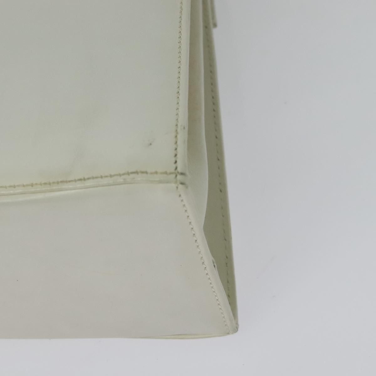 Salvatore Ferragamo Gancini Convertible Top Handle Bag Leather, WHITE, LEATHER, Handbag