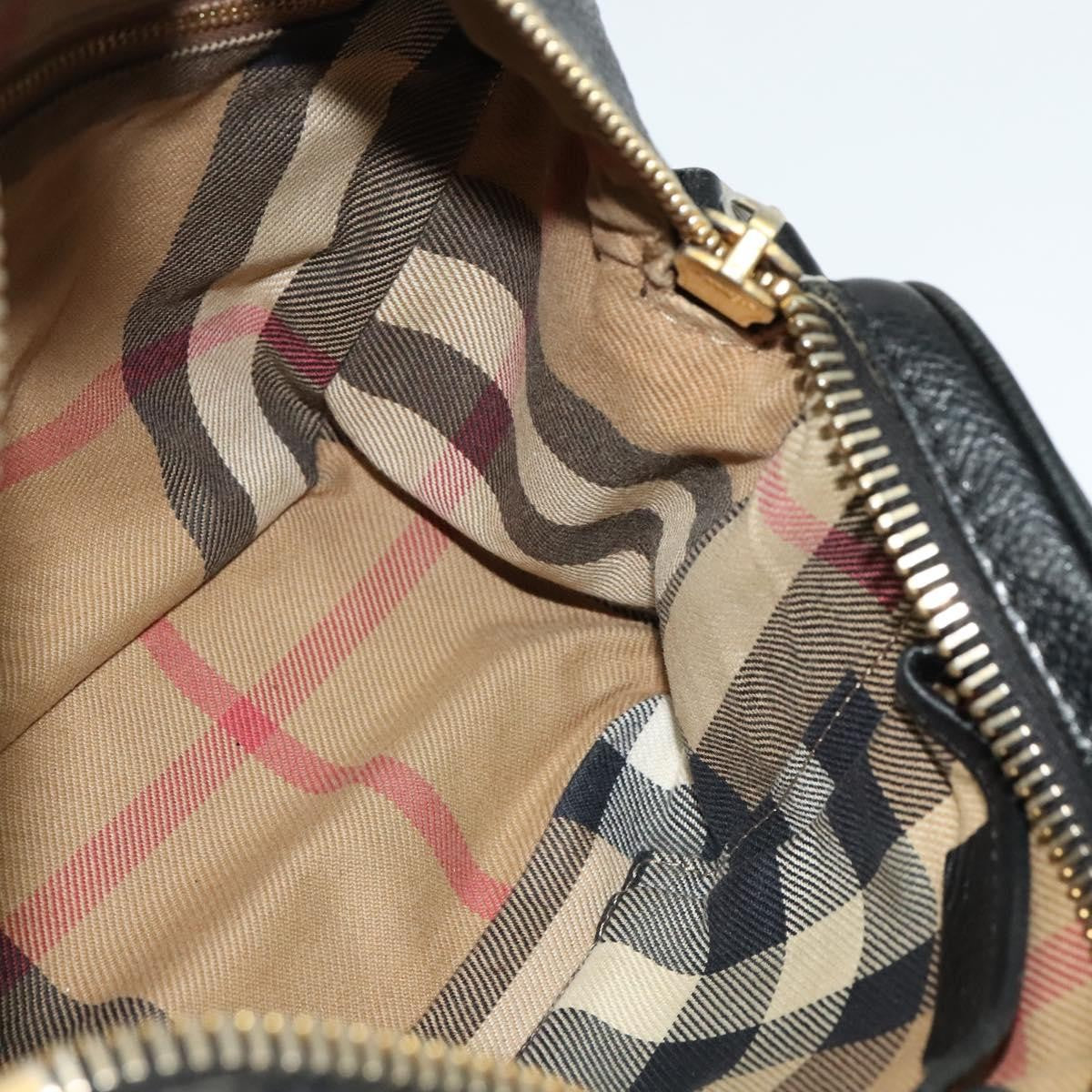 Burberry Shoulder Bag Leather, BLACK, LEATHER, Shoulder bag