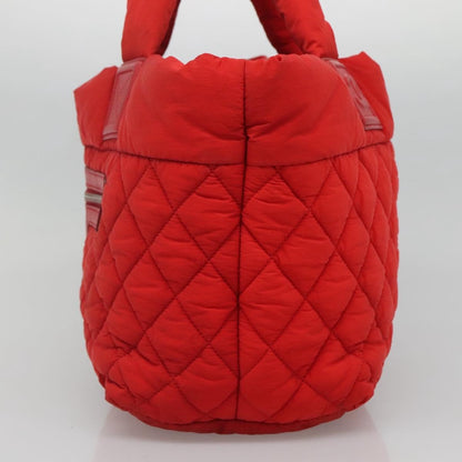 Chanel Coco Cocoon Reversible Tote Quilted Nylon, RED, NYLON, Tote bag