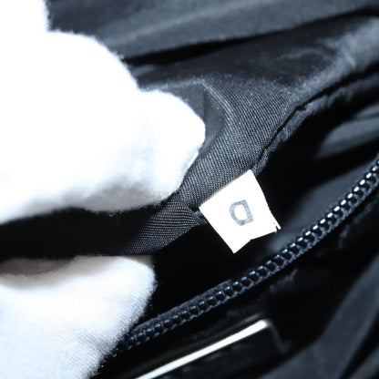 Prada Resin Handle Tote Tessuto, Black, Nylon, Tote Bag