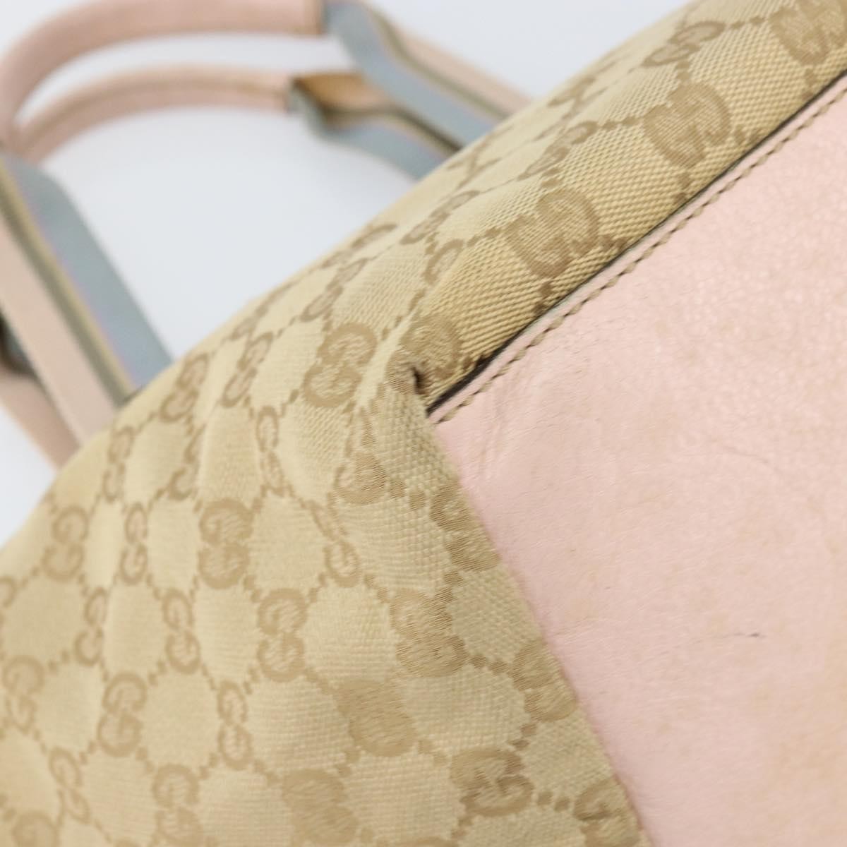 Gucci Web Zip Tote GG Canvas, BEIGE, CANVAS, Tote bag