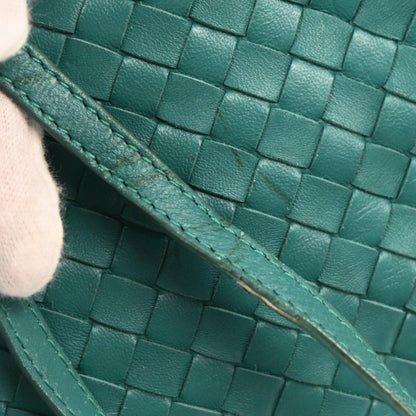 Bottega Veneta Zip Cube Messenger Intrecciato Nappa, GREEN, LEATHER, Shoulder bag
