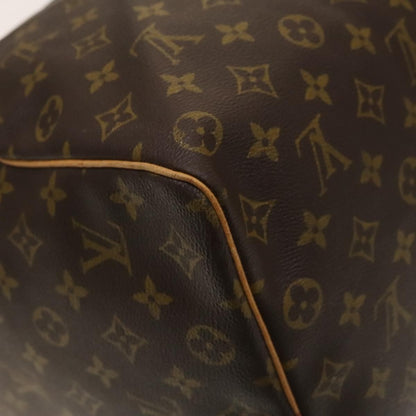 Louis Vuitton Keepall Bag Monogram Canvas, BROWN, CANVAS, Travel bag