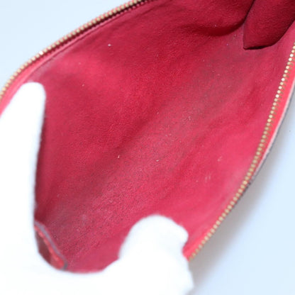 Louis Vuitton Pochette Accessoires Epi Leather, RED, LEATHER, Clutche & pouche