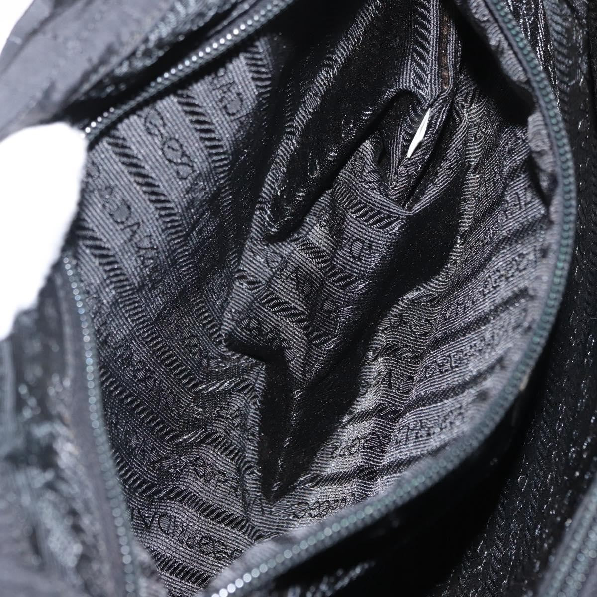 Prada Vintage Handbag Tessuto, Black, Nylon, Handbag