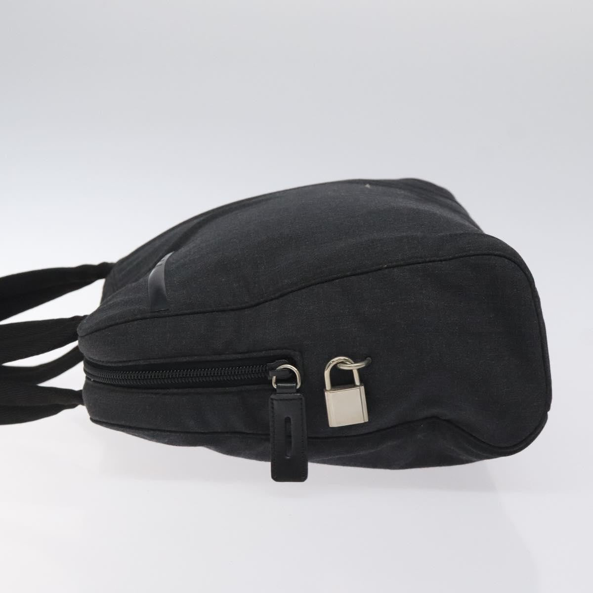Prada Sport Zip Shoulder Bag Canvas, GRAY, CANVAS, Shoulder bag
