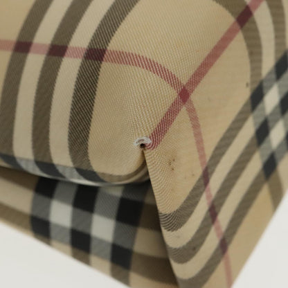 Burberry Top Handle Tote Nova Check Canvas, BEIGE, CANVAS, Tote bag