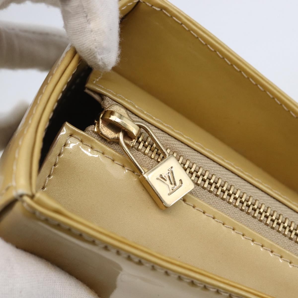 Louis Vuitton Columbus Handbag Monogram Vernis, BEIGE, PATENT_LEATHER, Tote bag