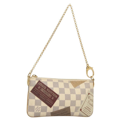 Louis Vuitton Milla Pochette Limited Edition Damier, WHITE, CANVAS, Clutche & pouche