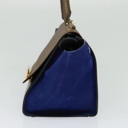 Celine Trapeze Bag Leather, BEIGE, LEATHER, Handbag