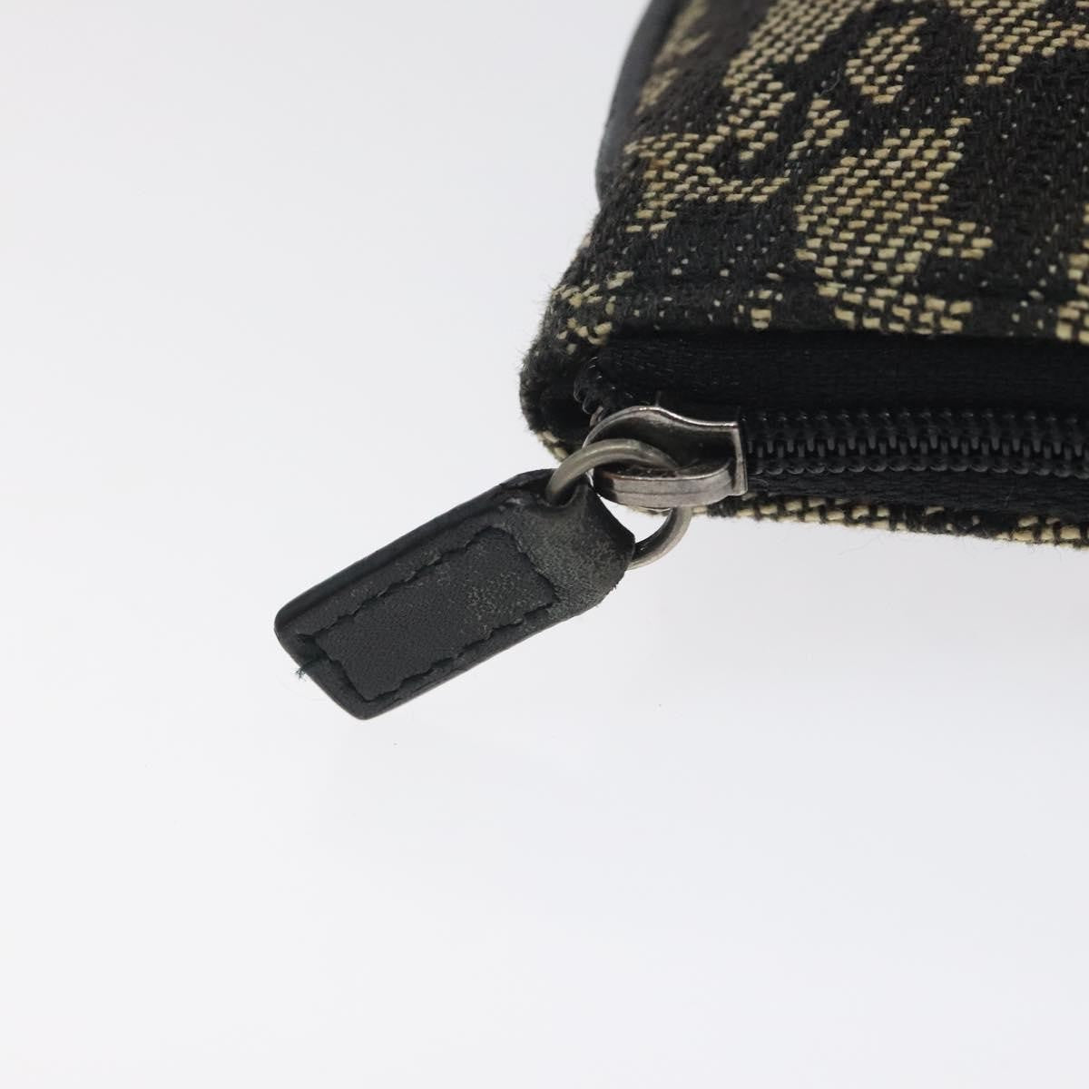 Christian Dior Saddle coin purse Trotter canvas, BLACK, CANVAS, Wallets