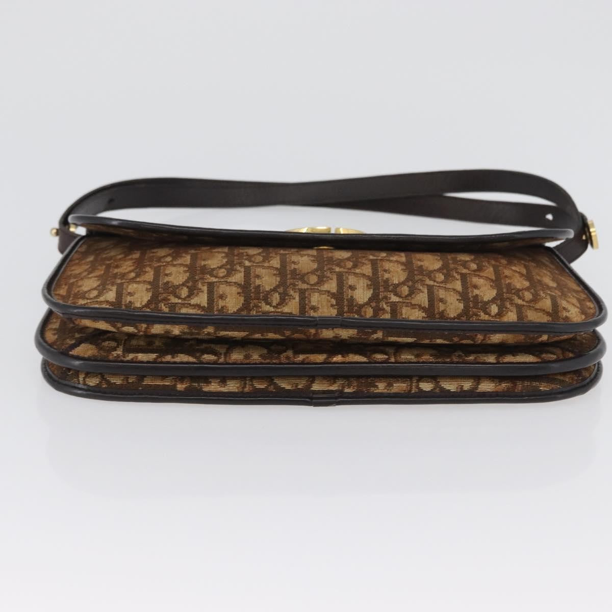 Christian Dior Trotter shoulder bag Canvas, BROWN, CANVAS, Shoulder bag