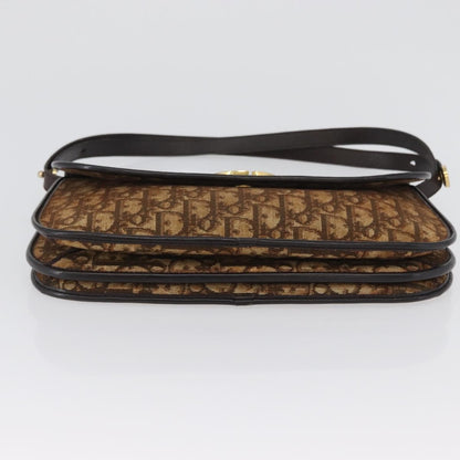 Christian Dior Trotter shoulder bag Canvas, BROWN, CANVAS, Shoulder bag