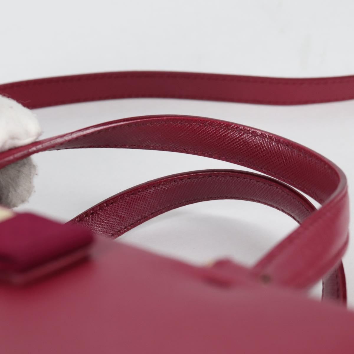 Salvatore Ferragamo Vala Handbag Leather, PURPLE, LEATHER, Handbag