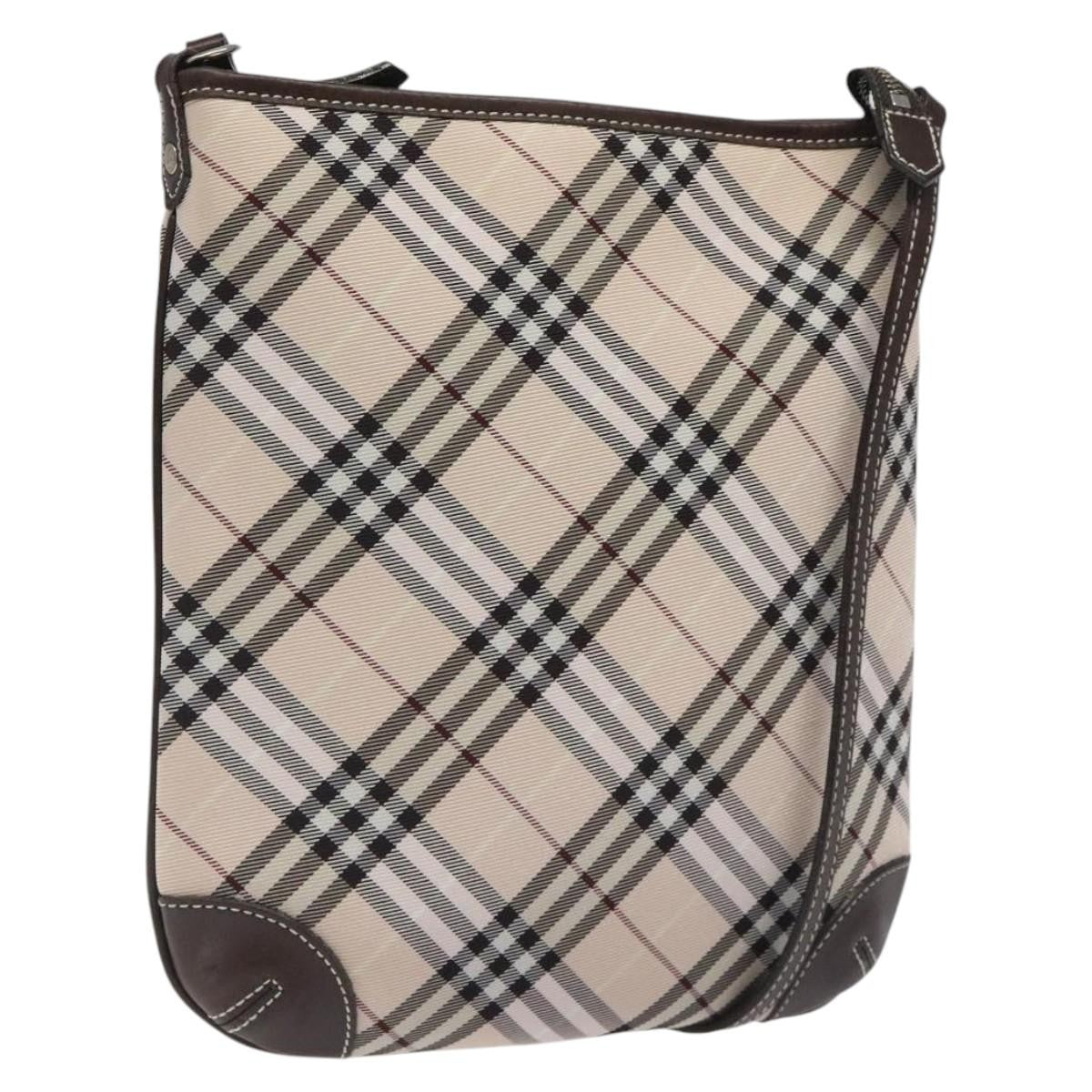 Burberry Blue Label shoulder bag Canvas, BEIGE, CANVAS, Shoulder bag