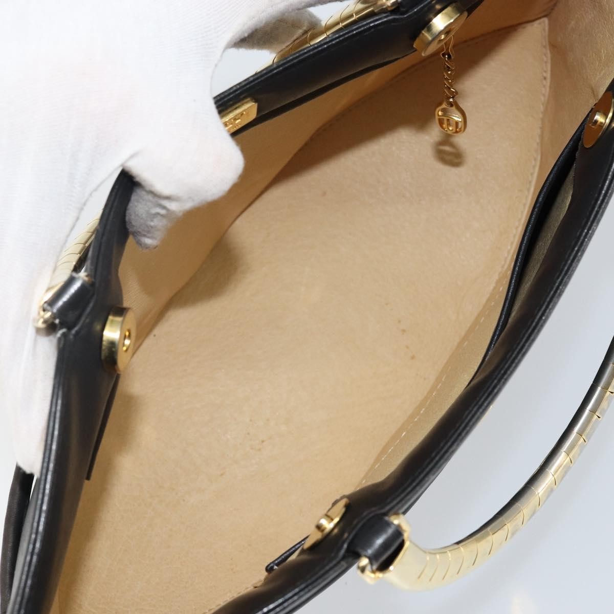 Bally Handbag Leather, BLACK, LEATHER, Handbag