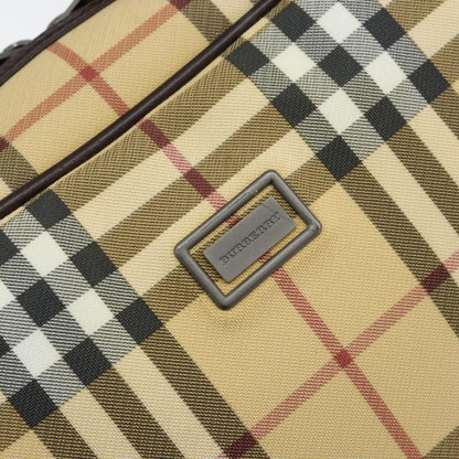 Burberry Nova Handbag Canvas, BEIGE, PVC, Handbag
