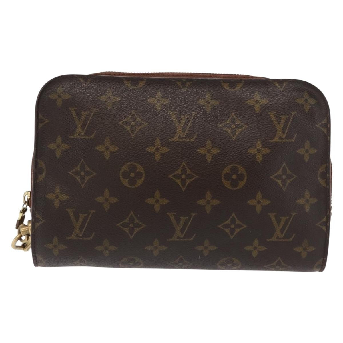 Louis Vuitton Pochette Orsay Monogram Canvas, BROWN, CANVAS, Clutche & pouche