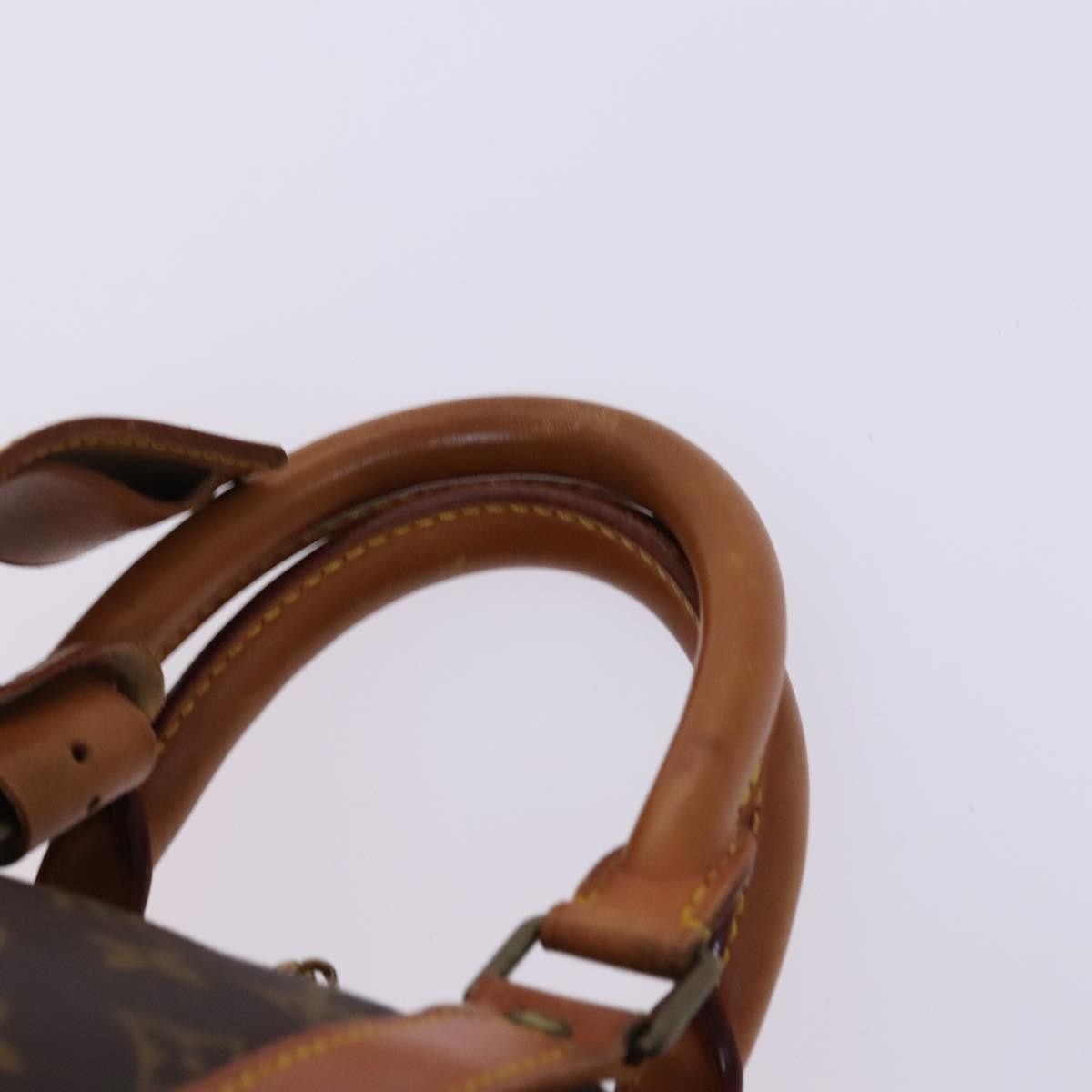 Louis Vuitton Keepall Bag Monogram Canvas, BROWN, CANVAS, Travel bag