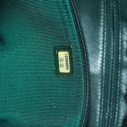 Chanel Chain Tote Lapin Fur, GREEN, FUR, Tote bag