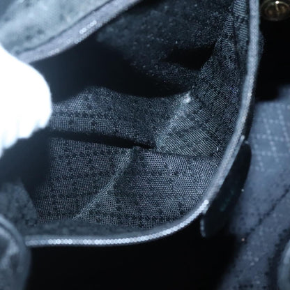 Gucci Vintage Bamboo Backpack Leather, BLACK, LEATHER, Backpack